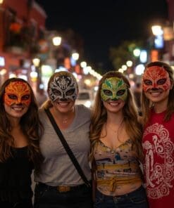 Alternative view of Lucha Libre show and taco crawl adventure