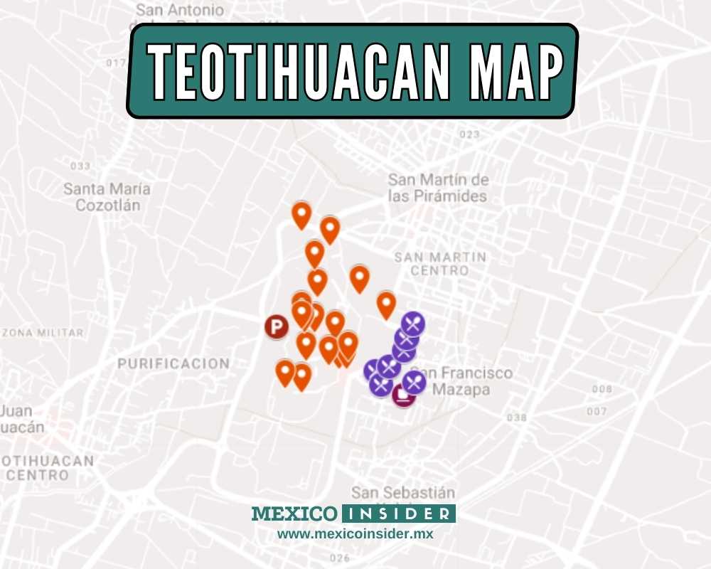 teotihuacan mexico map