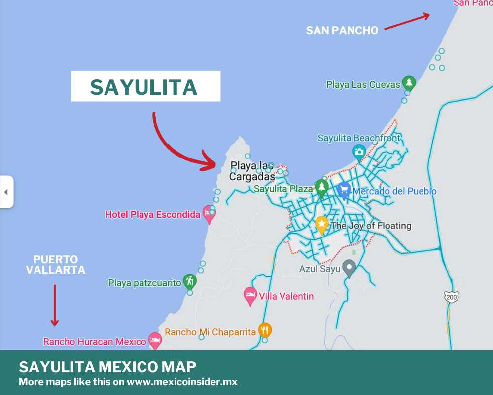 sayulita map