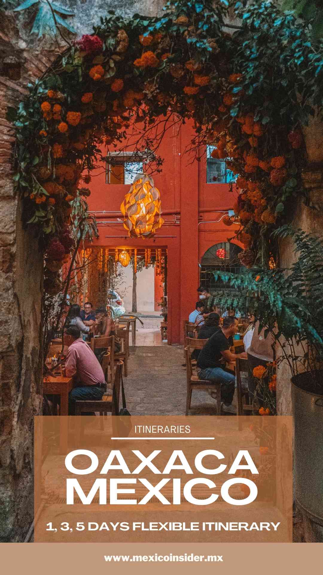 oaxaca itinerary