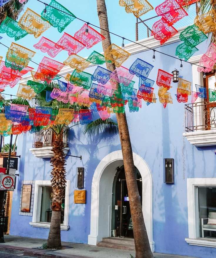 Colorful Mexican flag, San Jose del Cabo, Mexico For sale as