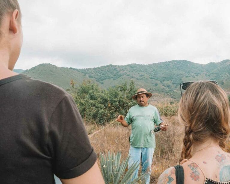 Spending a day with a local family-owned mezcal distillery in Oaxaca