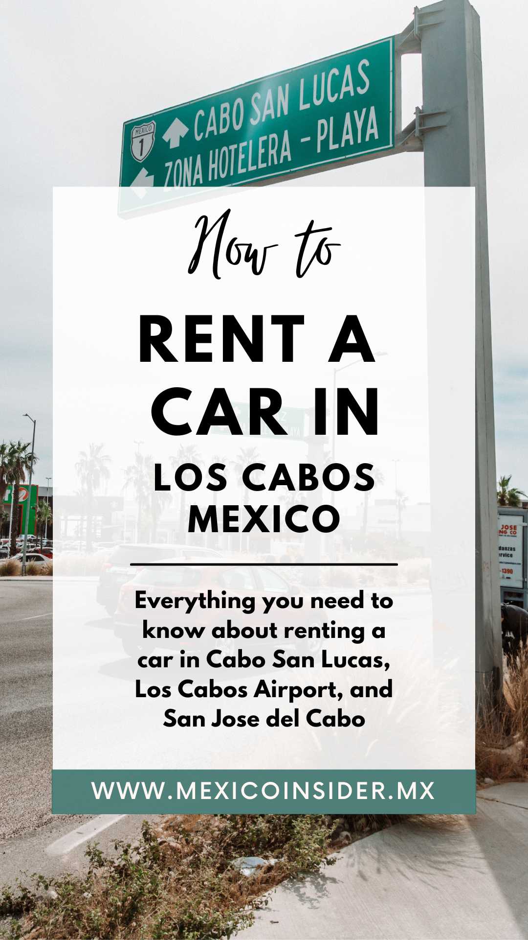 renting a car in cabo