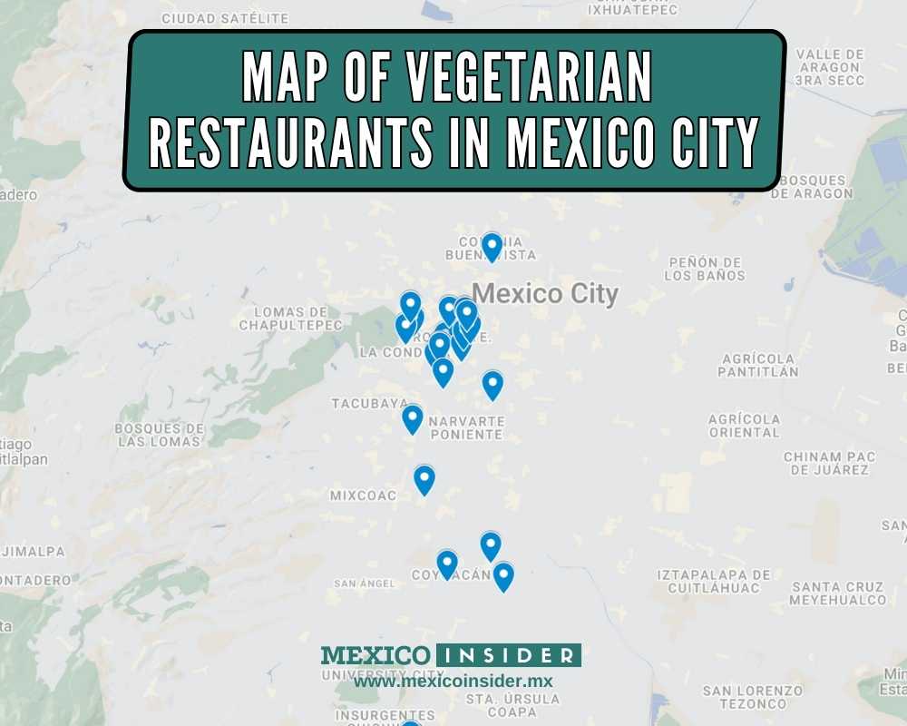 vegetarian restaurants in mexico city