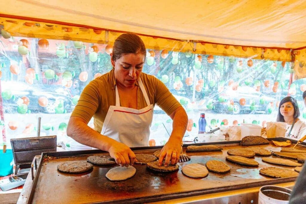 Vegetarian Tacos in Mexico City