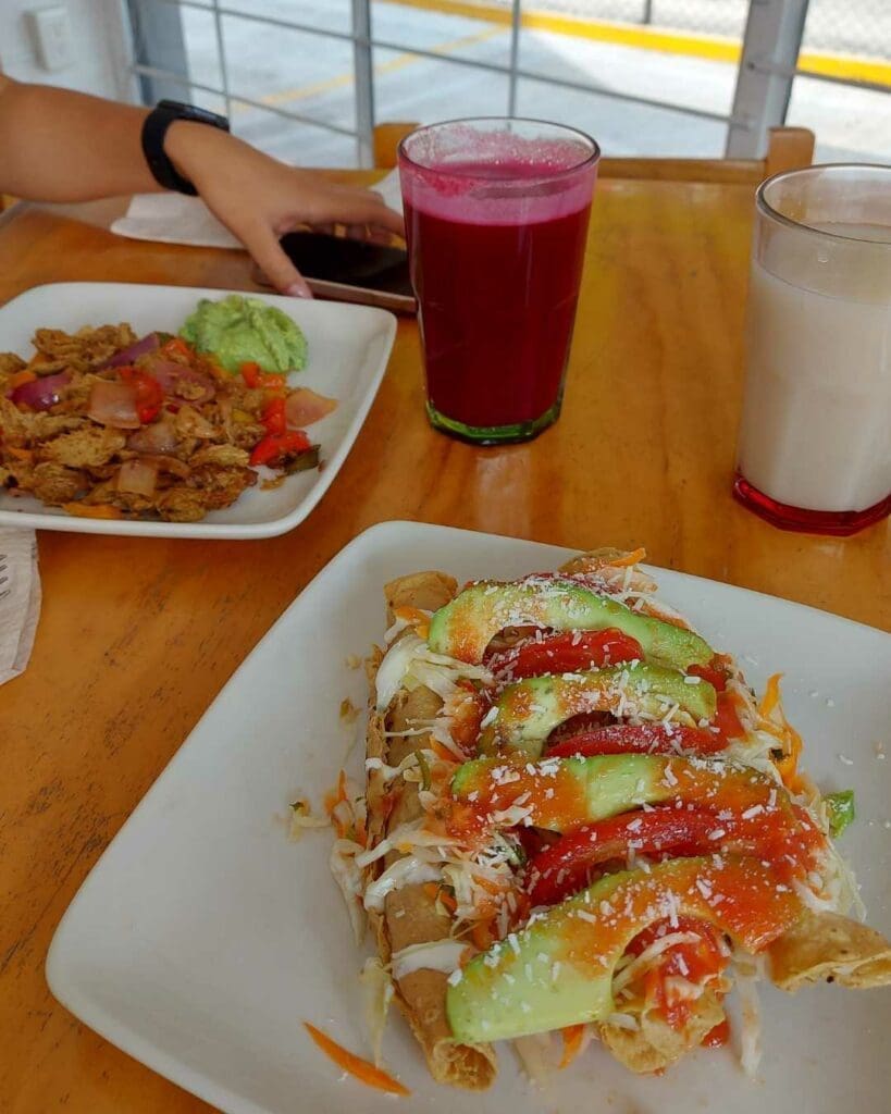 Vegetarian Tacos in Mexico City