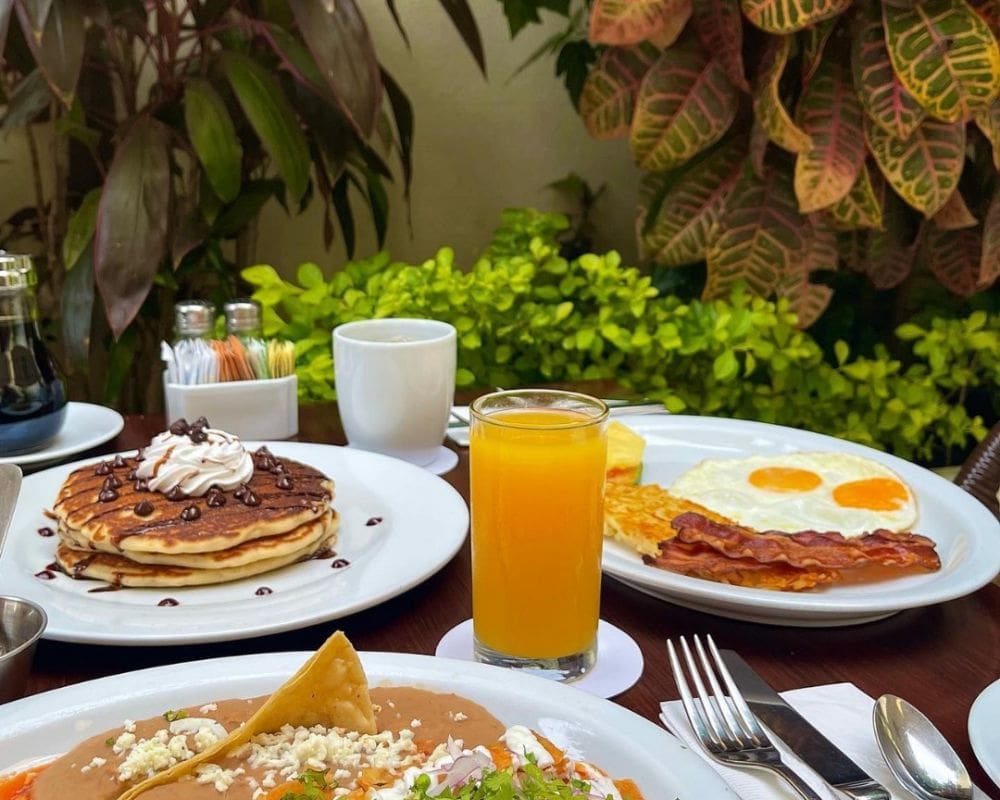 Breakfast in Puerto Vallarta Mexico