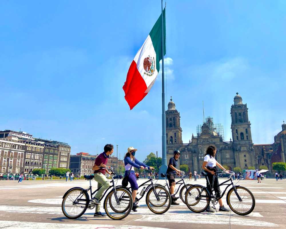 Mexico City Taco Tour on a Bike