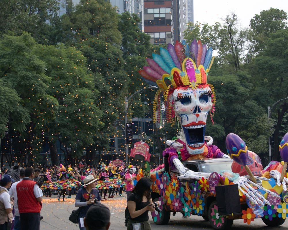 day of the dead in mexico city