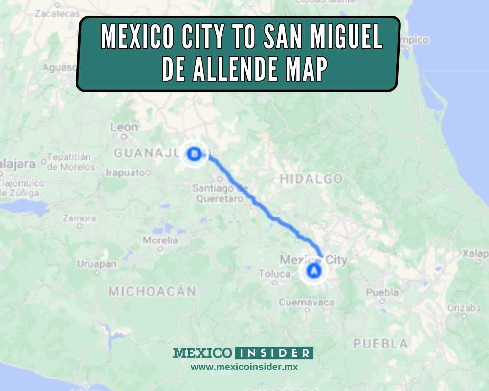 mexico city to san miguel de allende