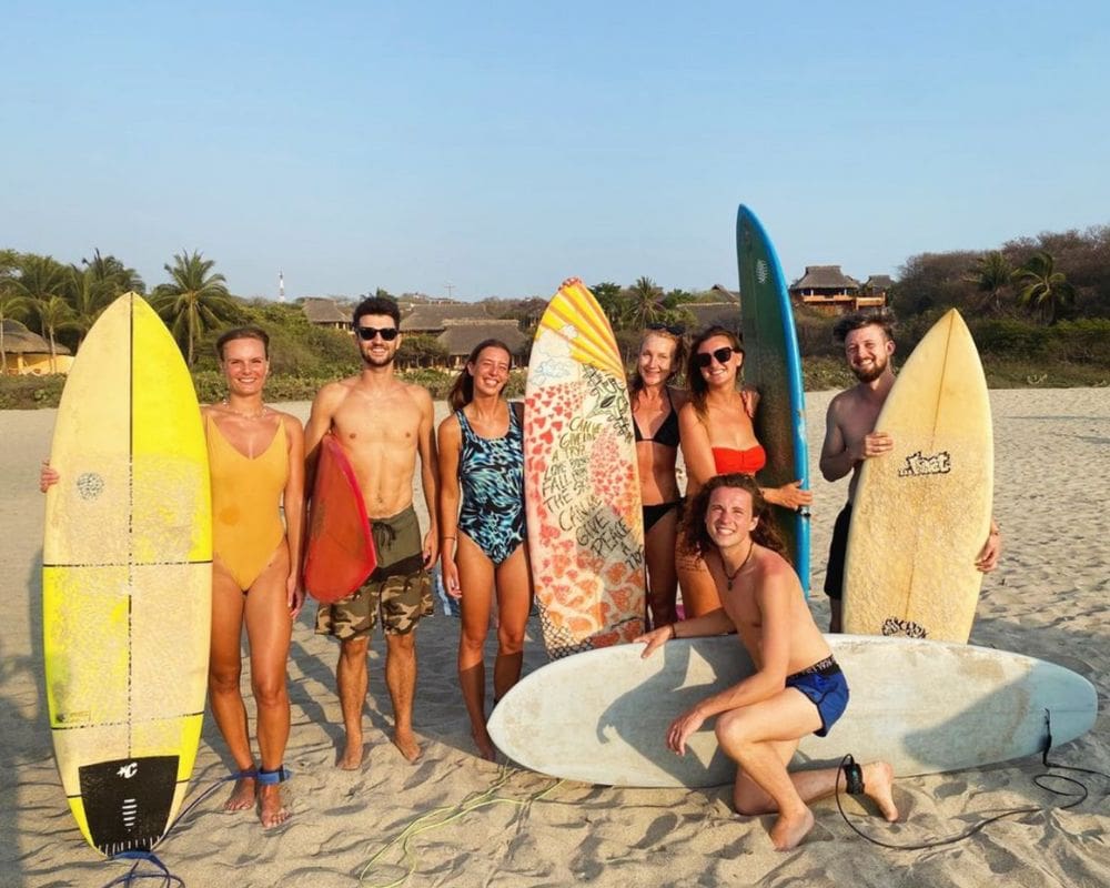 best hostel known for surfers in mexico