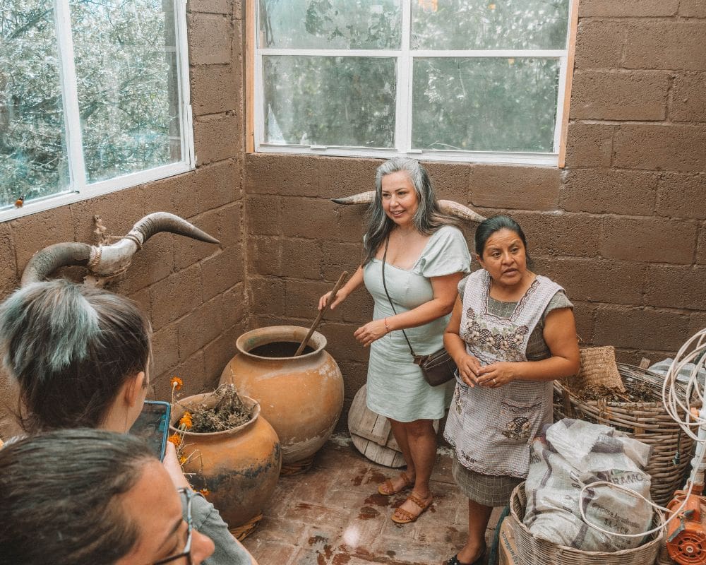 Oaxaca loom weaving