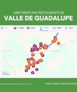 valle de guadalupe map