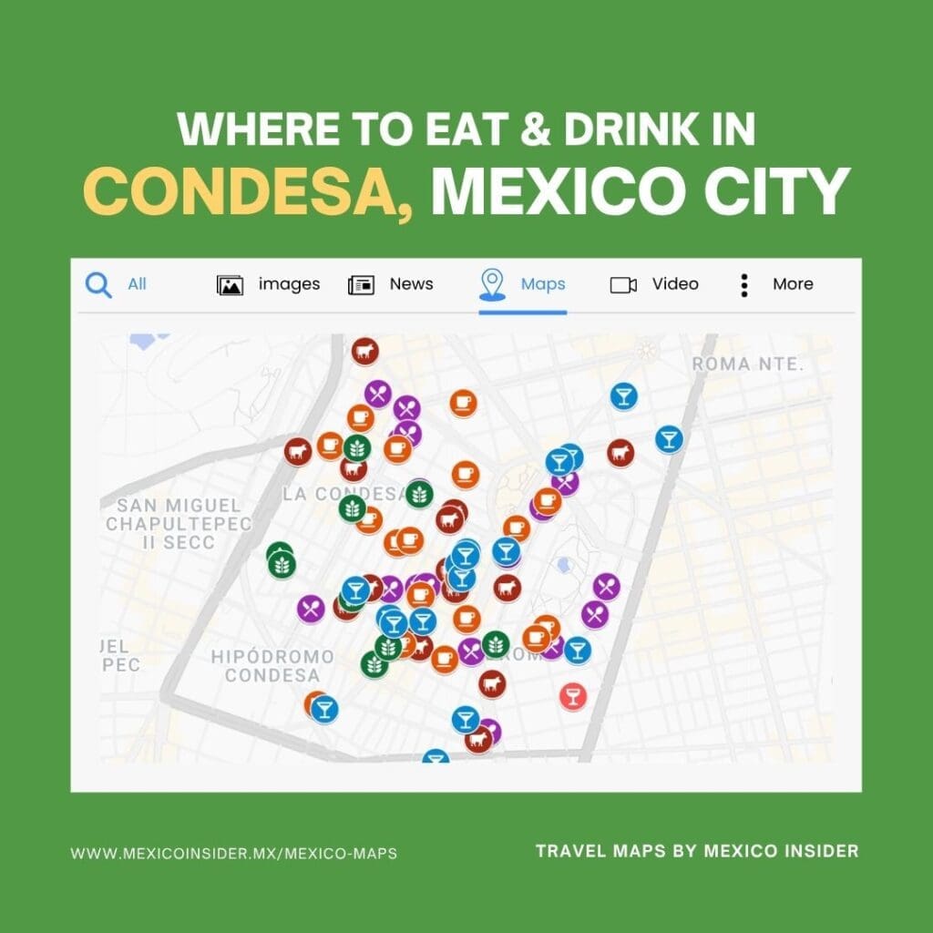 where to eat and drink in Condesa Mexico City