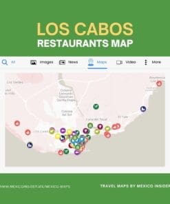 los cabos restaurants map